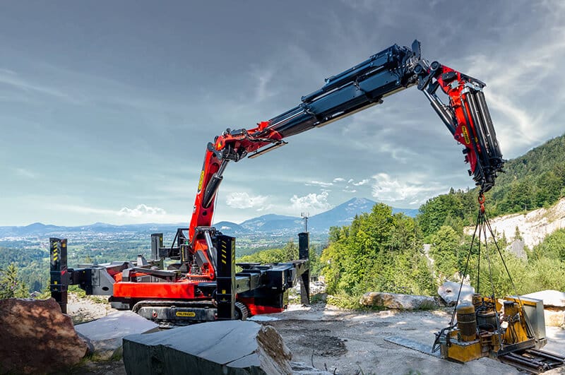 Grue PALFINGER Raupenkran